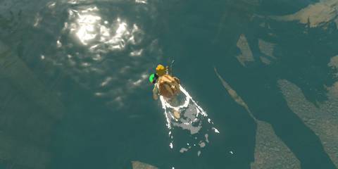 Swimming in The Legend of Zelda Breath of the Wild