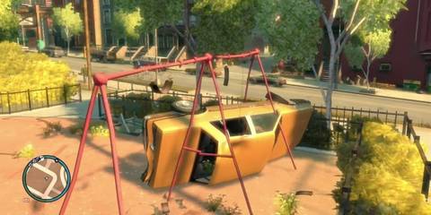 Swing Set Launch Glitch in Grand Theft Auto 4