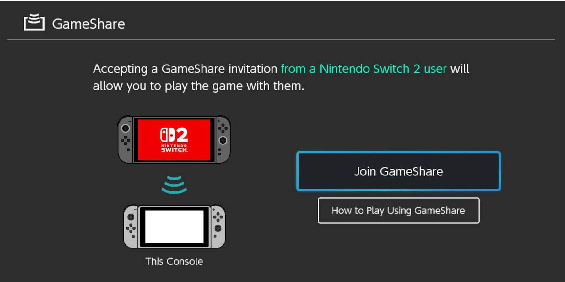 How To GameShare On The Switch 2