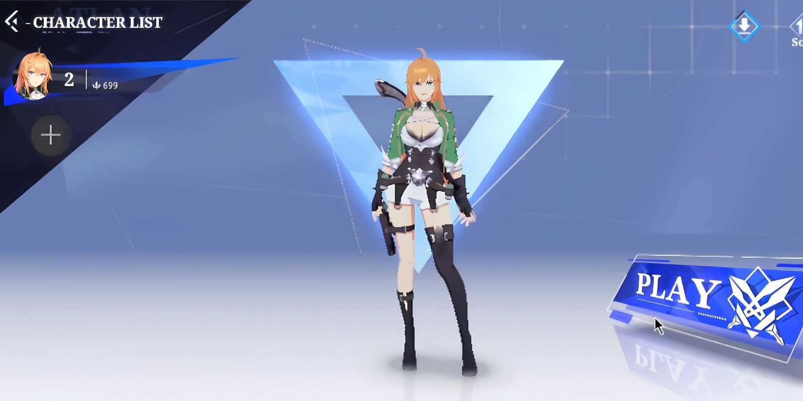 Switching character in Crystal of Atlan