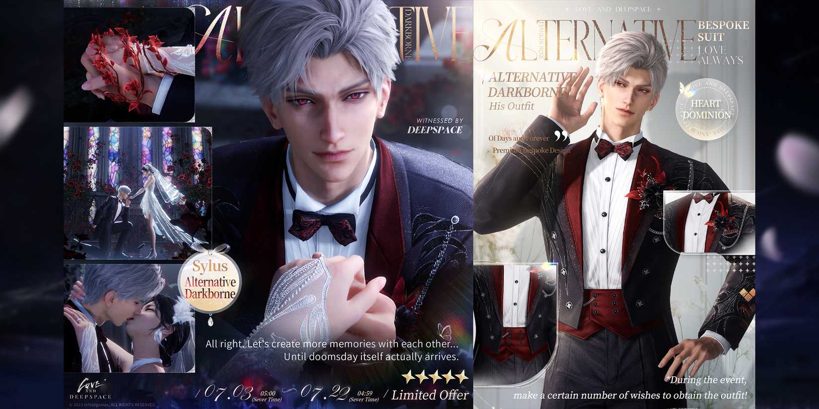 sylus multi banner witnessed by deepspace in love and deepspace