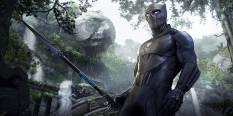 T'Challa wielding a spear - Marvel's Avengers