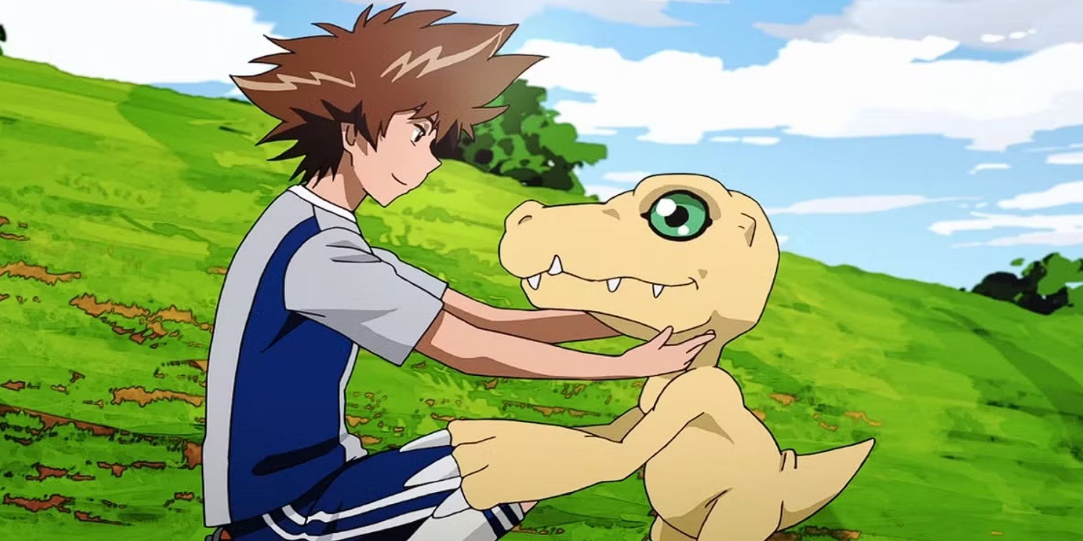 Tai and Agumon Digimon