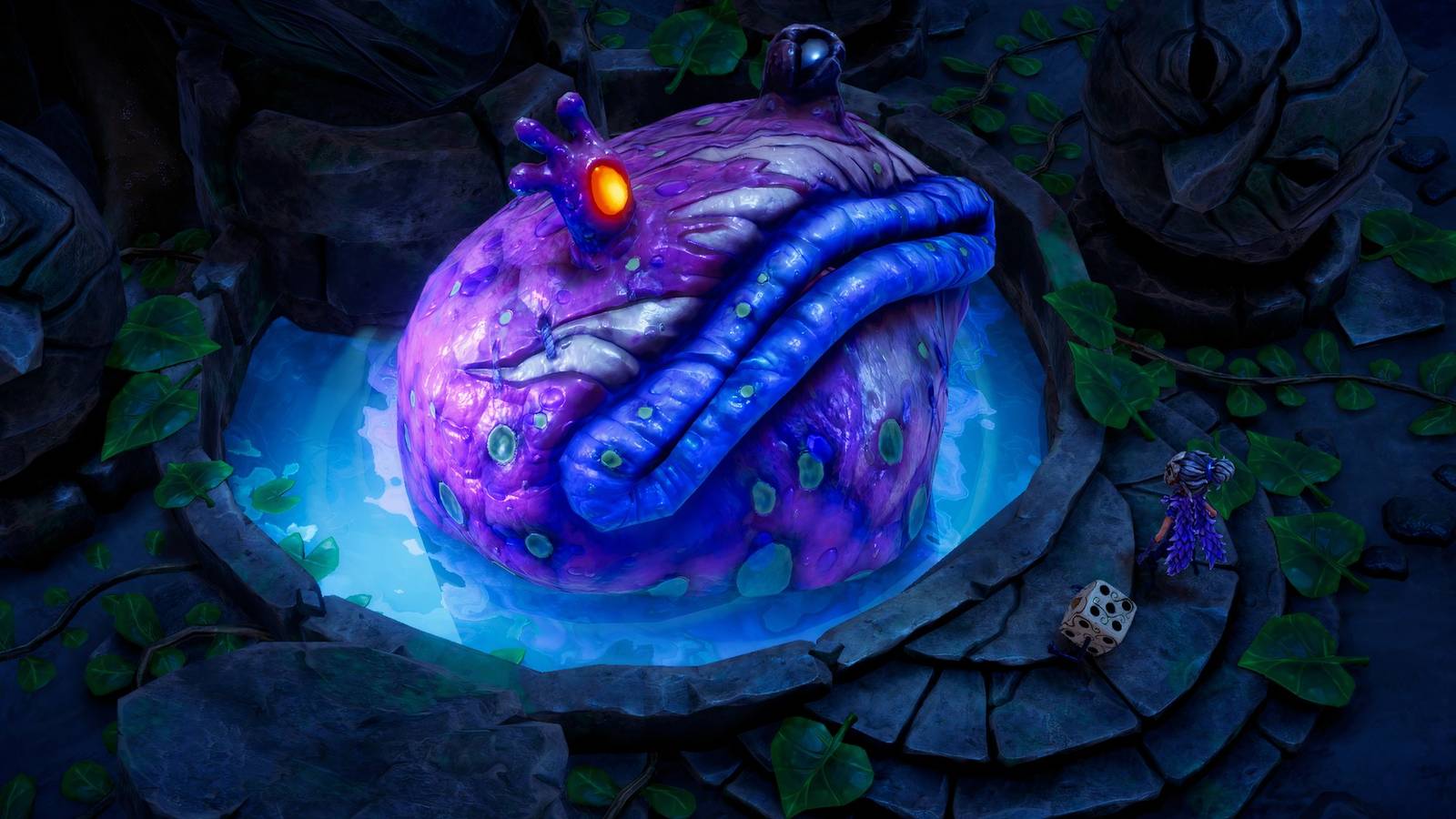 Talking to Aama in Lost in Random The Eternal Die