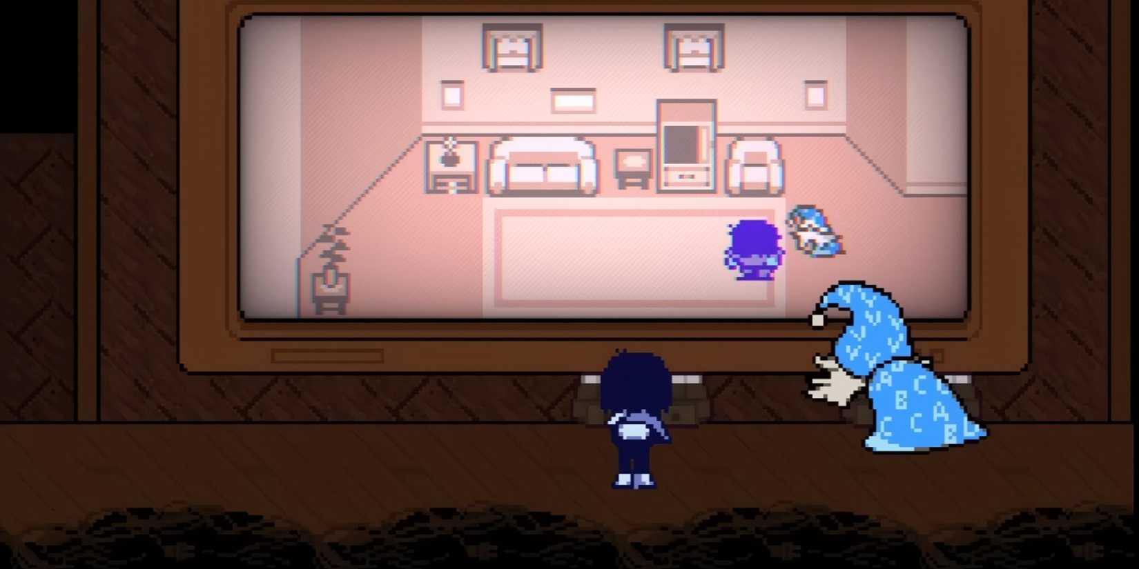 Talking to screen NPC in Deltarune