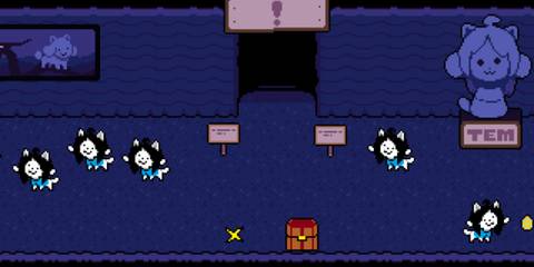 Temmie Village in Undertale