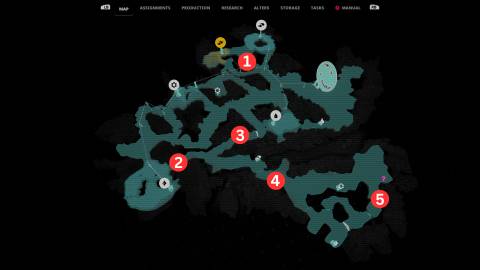 The Alters Act 1 Cargo Drops Map