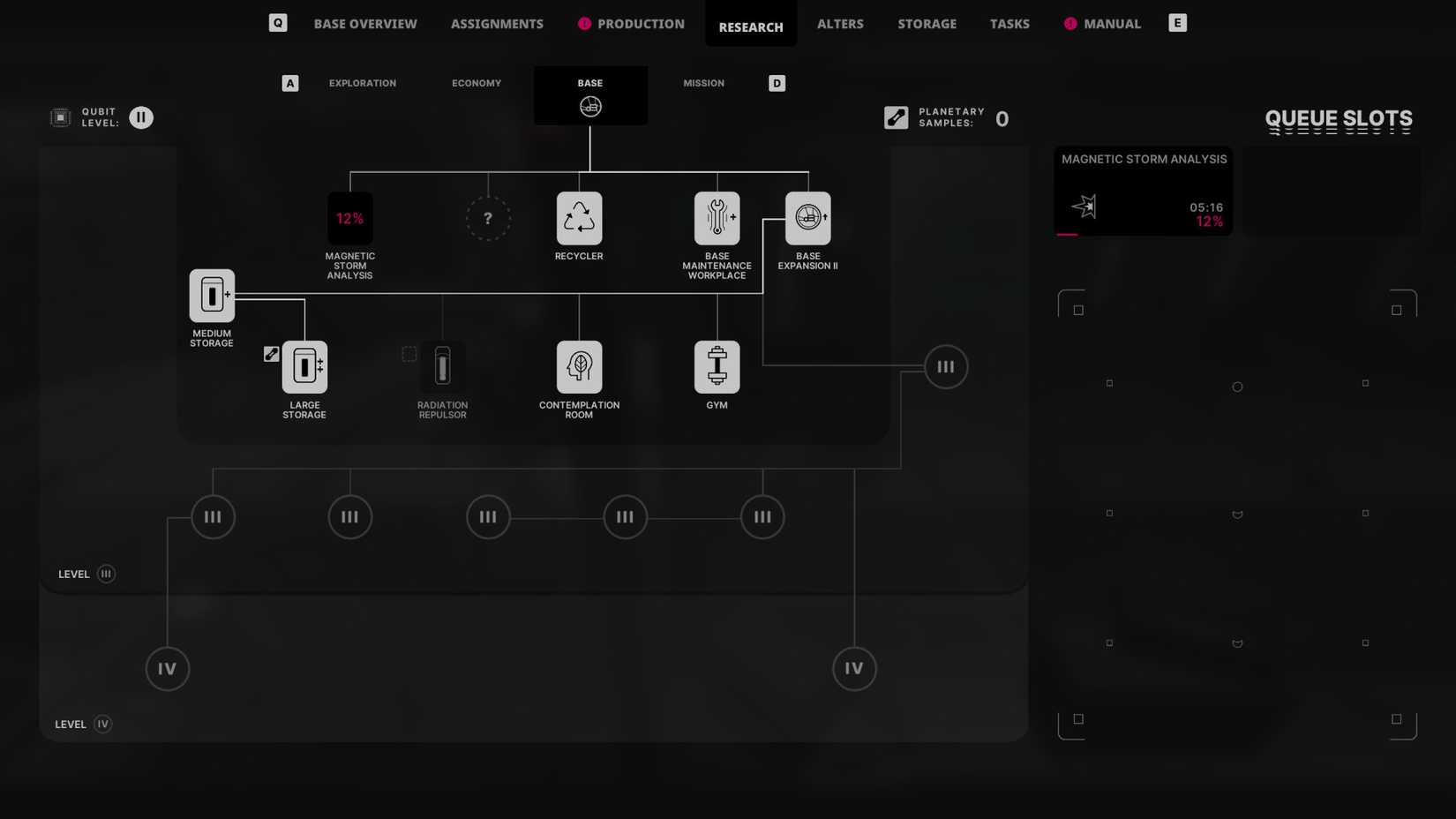 The Alters Research Upgrades