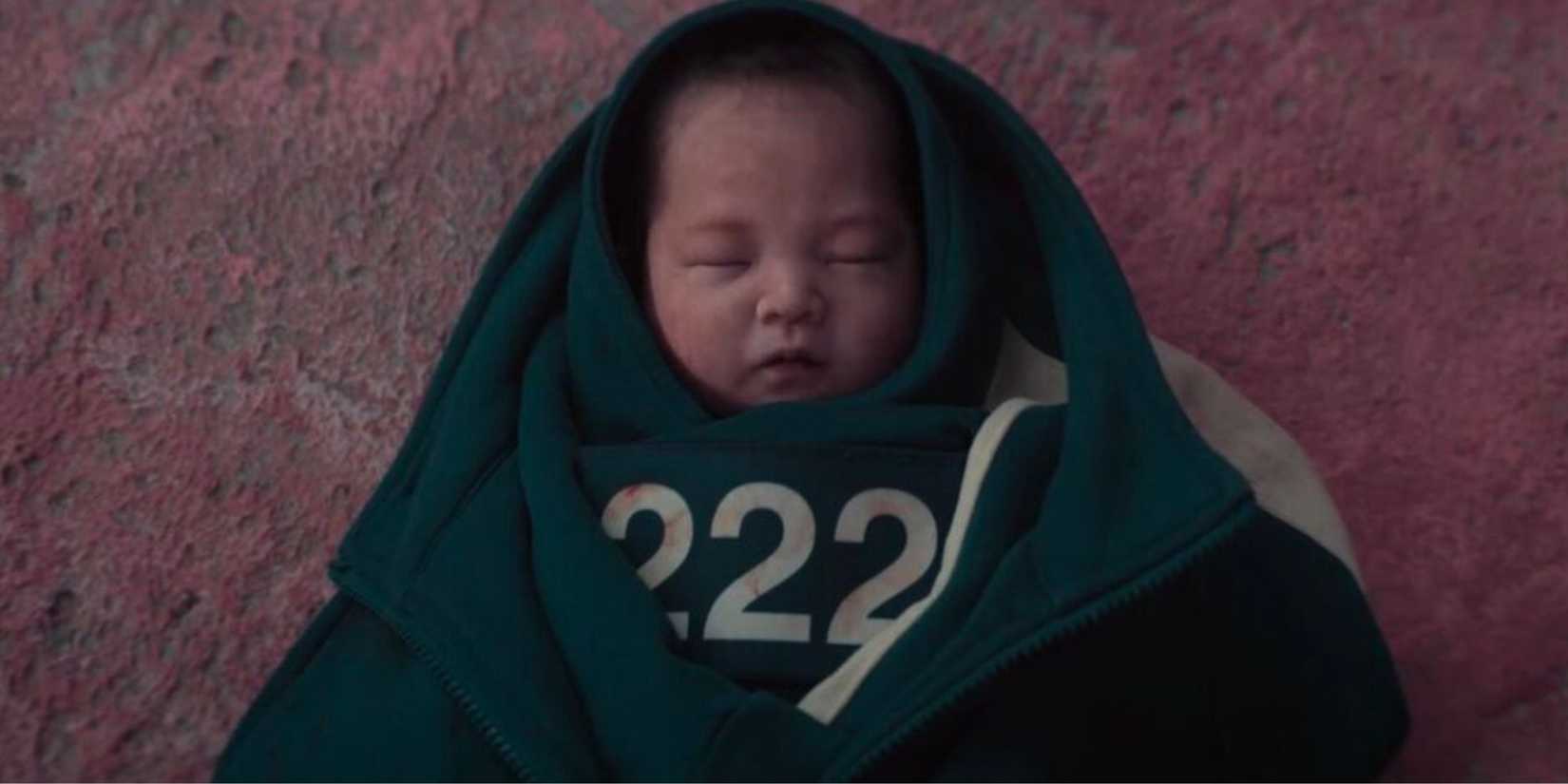 The baby wins the 2024 games after Gi-hun sacrifices himself - Squid Game