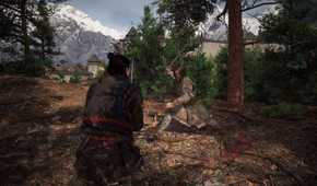 The Blood of Dawnwalker promo gameplay screenshot combat swordplay in forest