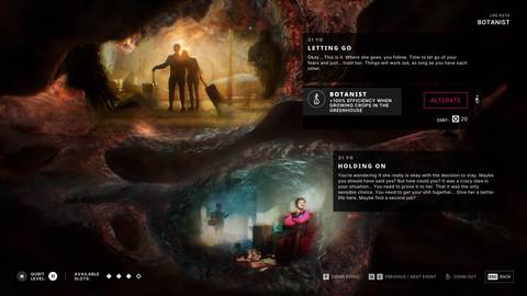 the botanist in The Alters