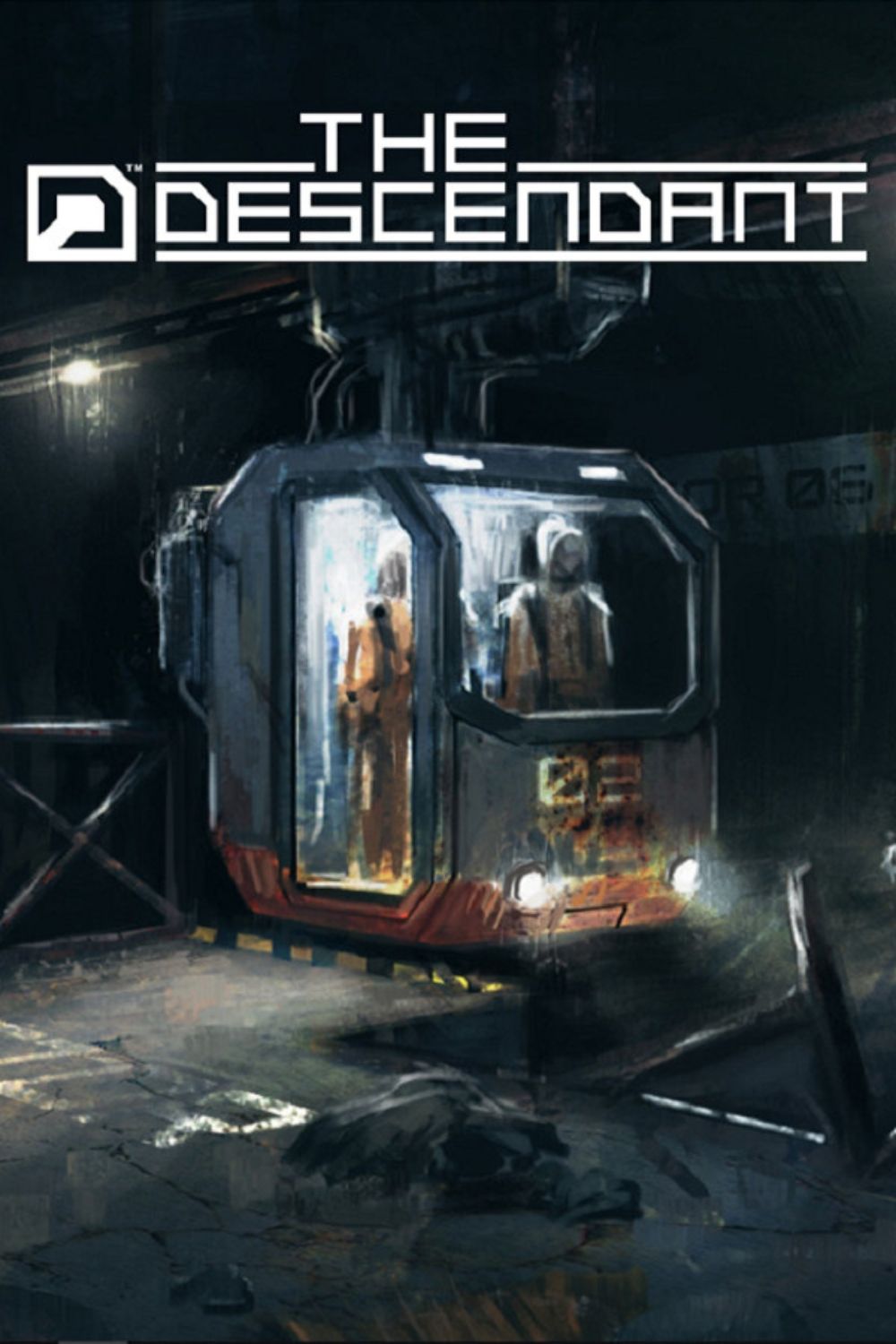 The Descendant video game cover art tag
