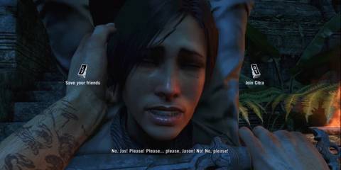The ending in Far Cry 3