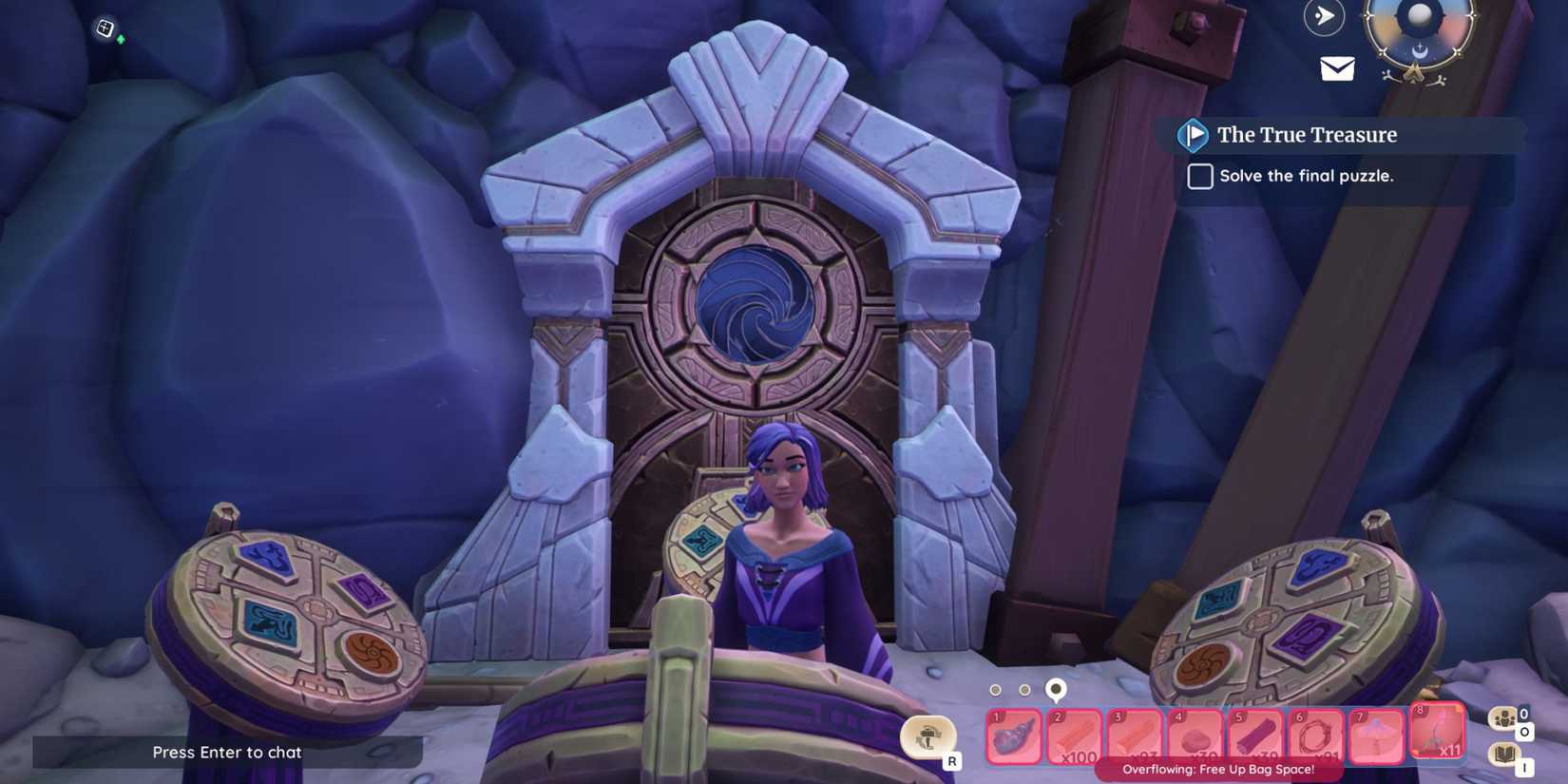 The final puzzle in Palia's The True Treasure quest