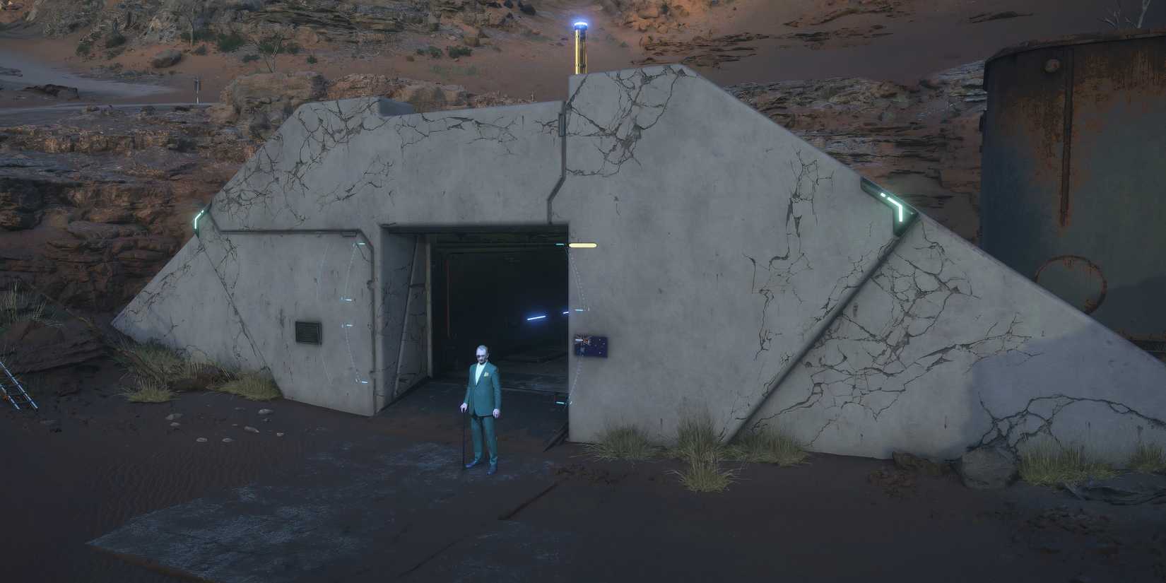 The Government’s Base in Death Stranding 2 On the Beach