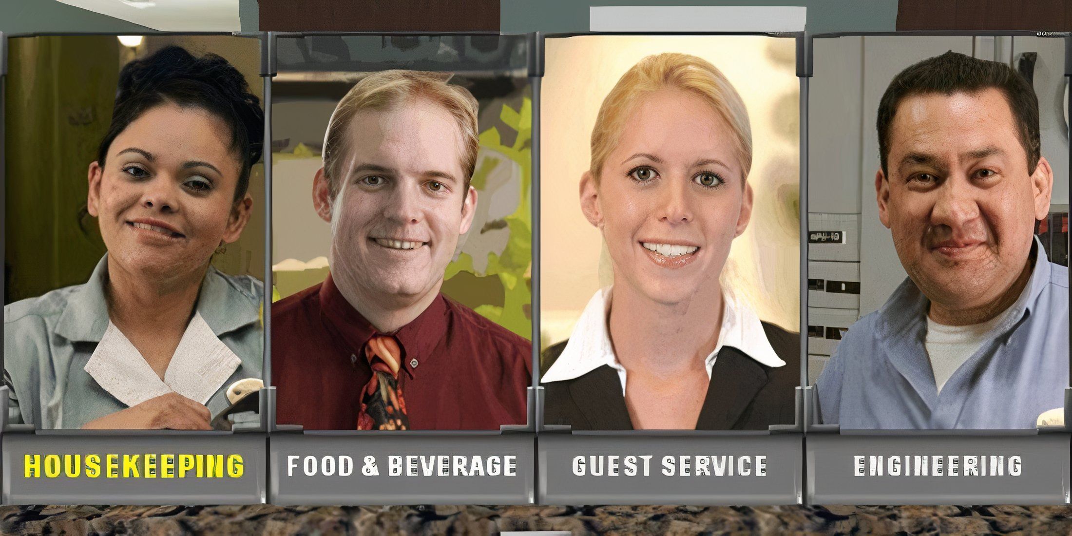 The menu in Hilton Garden Inn Ultimate Team Play