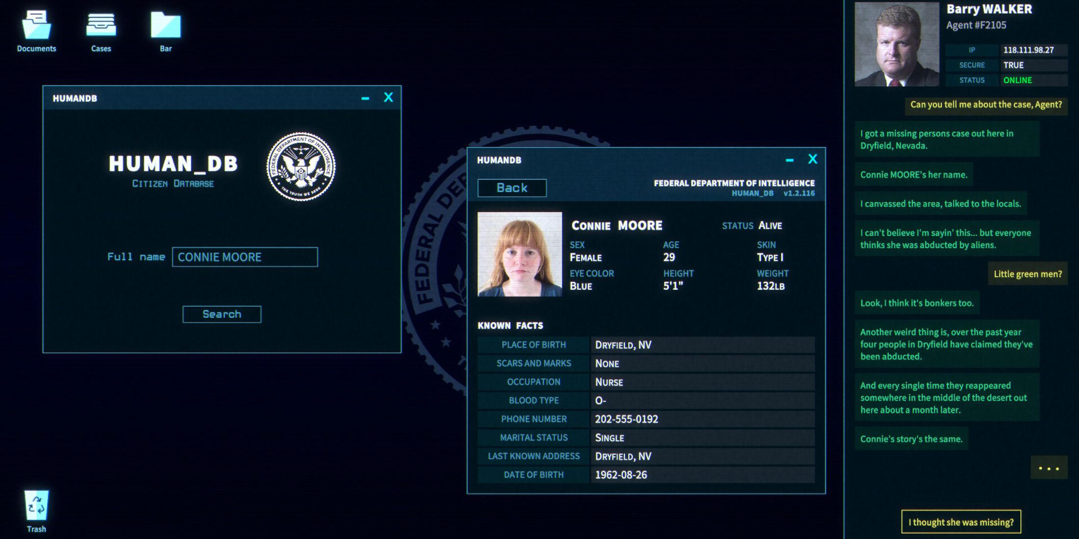 The Operator barry walker