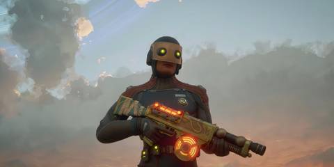 The Outer Worlds 2 Summer Game Fest 2025 Trailer Screenshot Player Character Holding Weapon