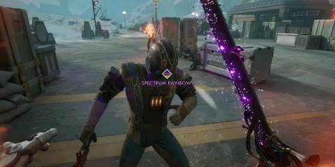 The Outer Worlds 2 Summer Game Fest 2025 Trailer Screenshot Spectrum Dance Saber New Science Weapon Hi-Fi Rush Reference Easter Egg