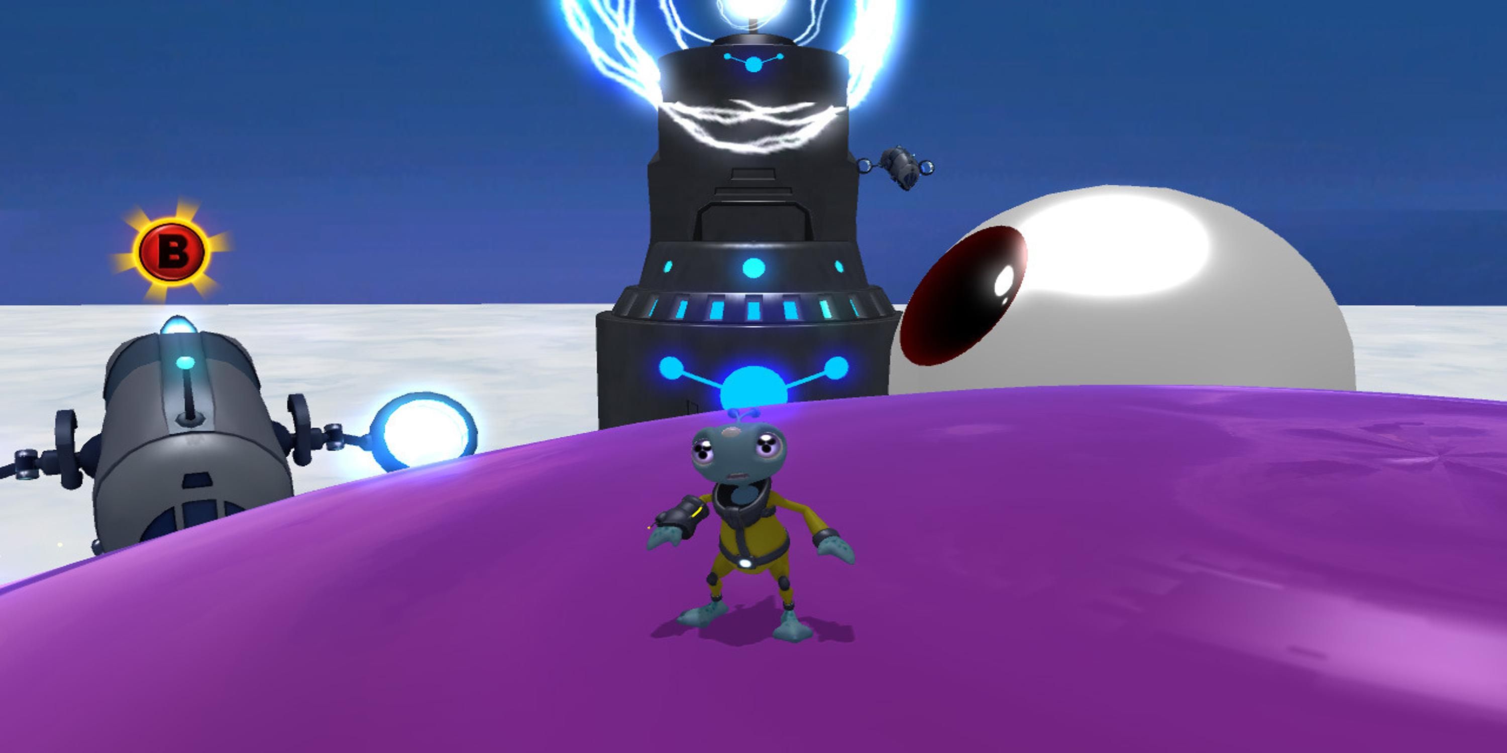 The player character in The Maw