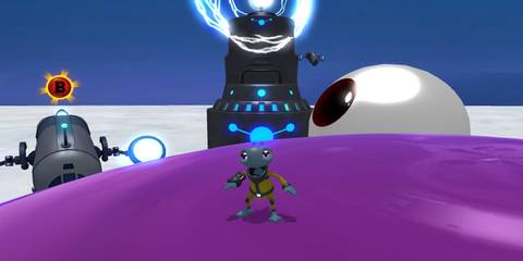 The player character in The Maw