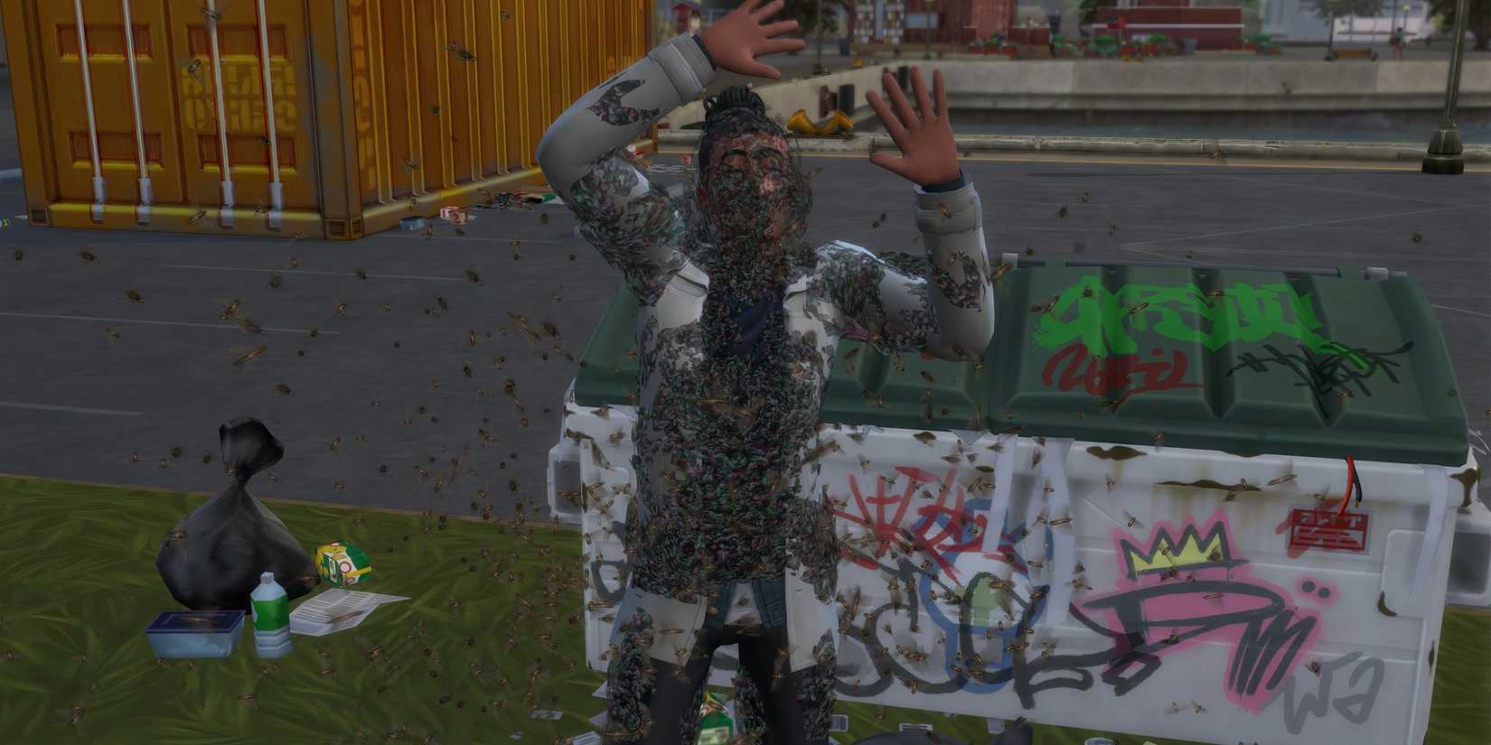 The Sims 4 rare Death By Flies