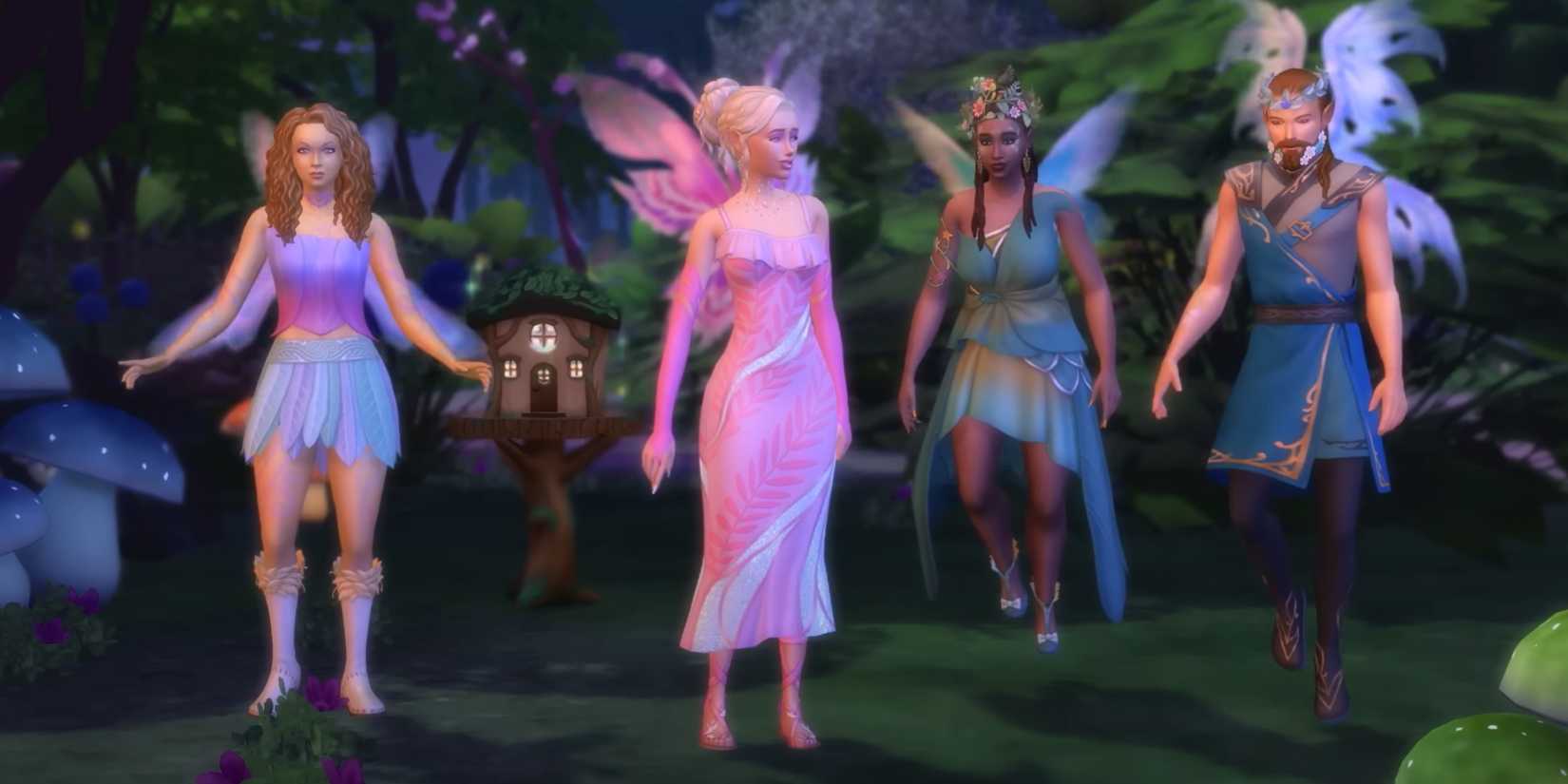 the sims 4 group of fairies