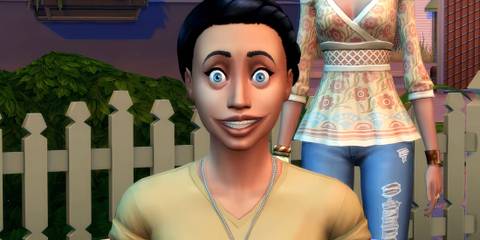 a posessed SIm in strangerville in The Sims 4