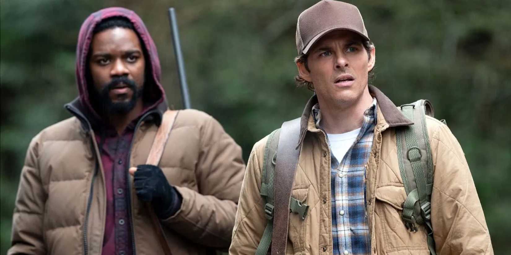 Jovan Adepo and James Marsden in The Stand 2020 miniseries