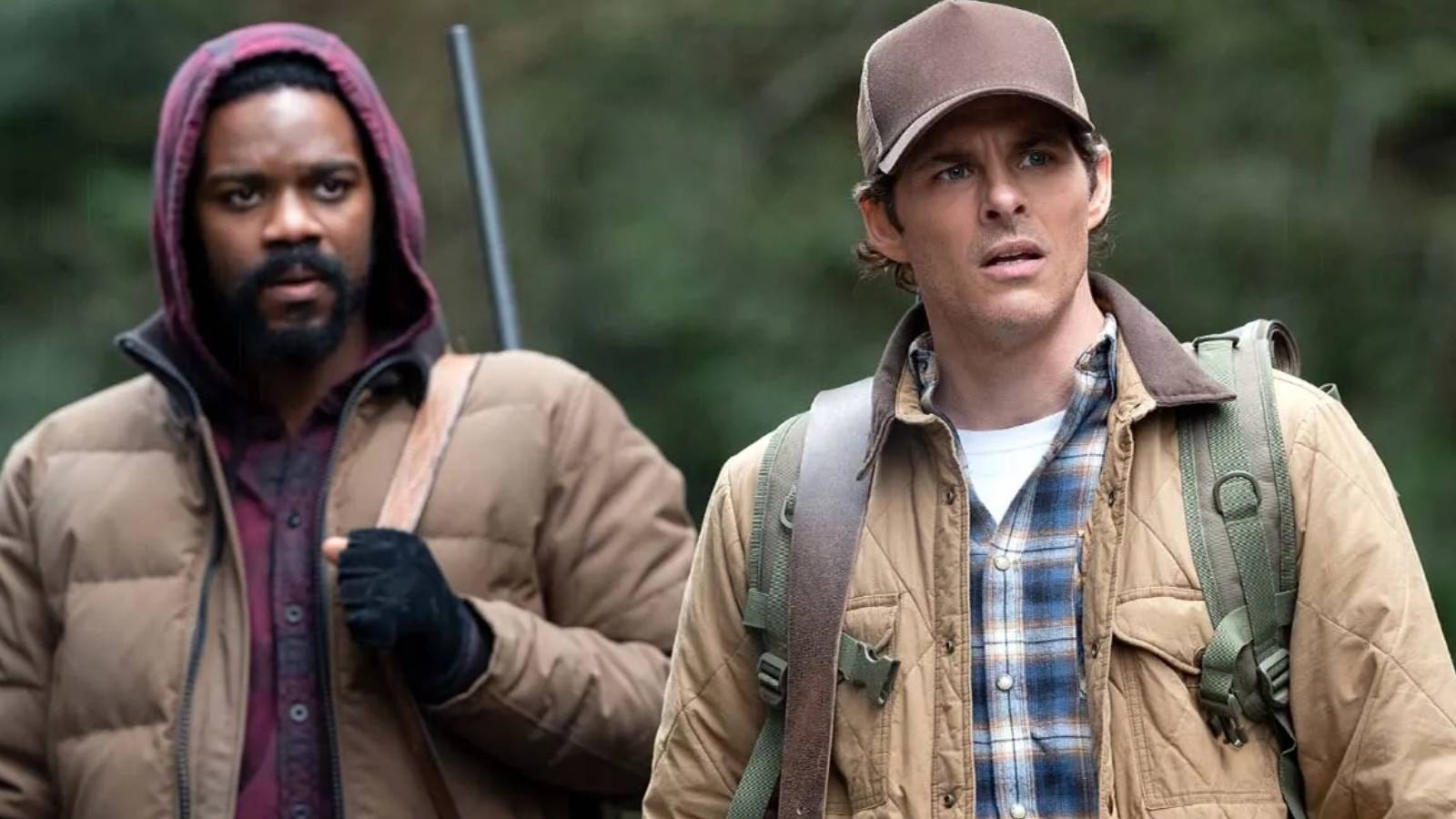 Jovan Adepo and James Marsden in The Stand 2020 miniseries