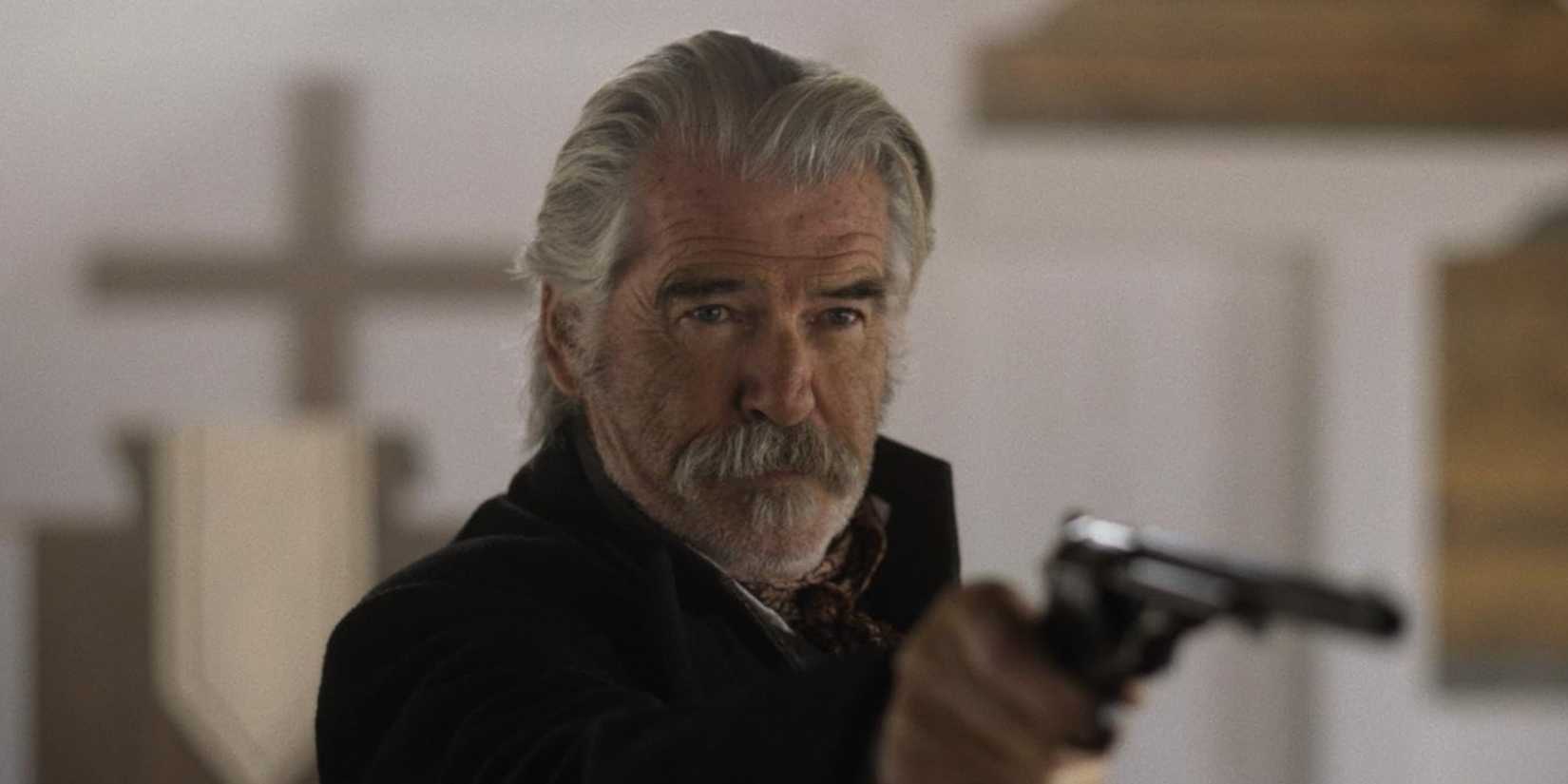 Pierce Brosnan in The Unholy Trinity