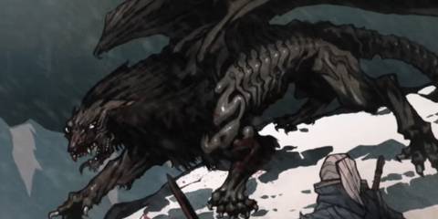 The Witcher 2 Geralt and Manticore