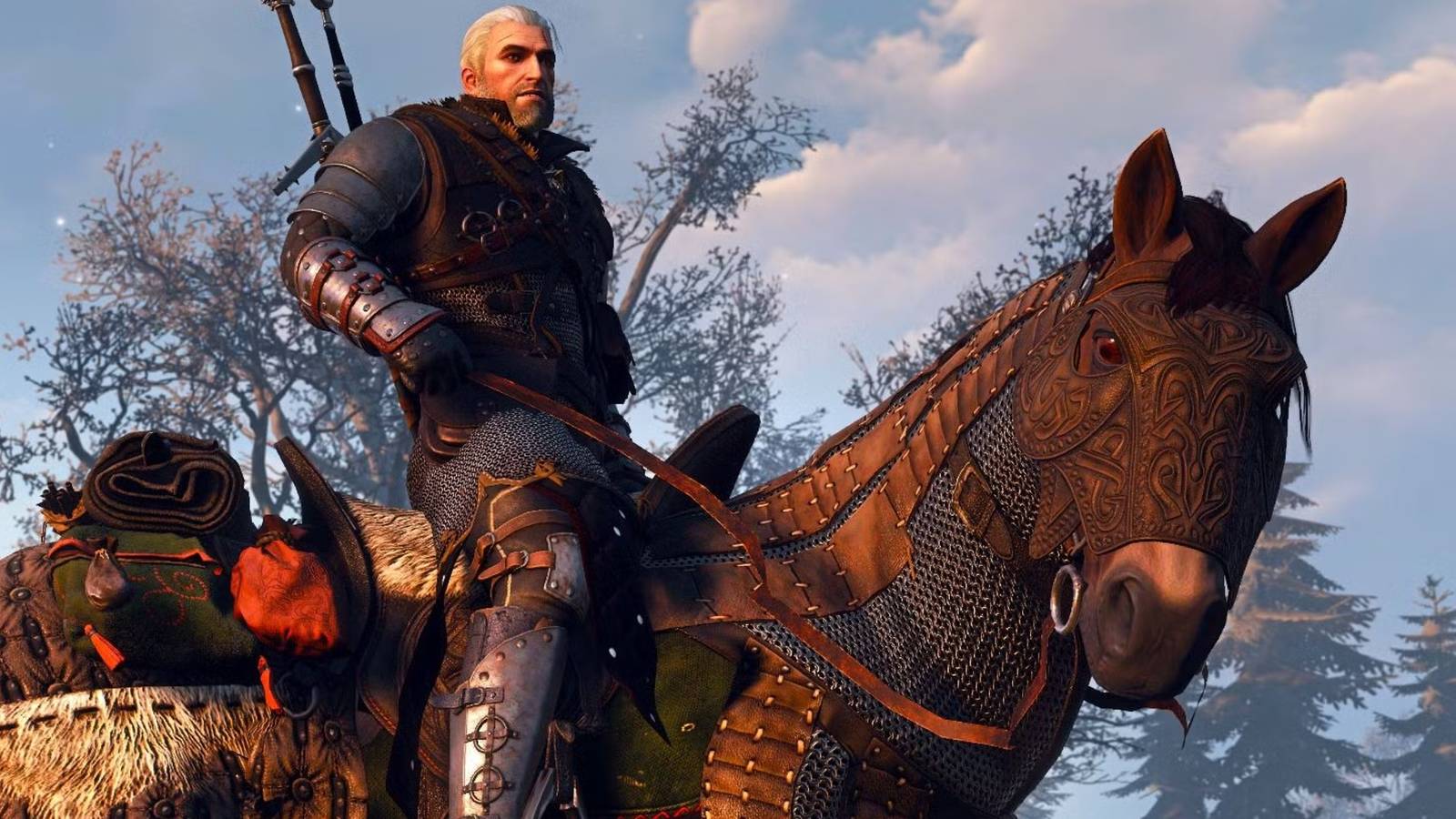 The Witcher 3 Geralt on Roach