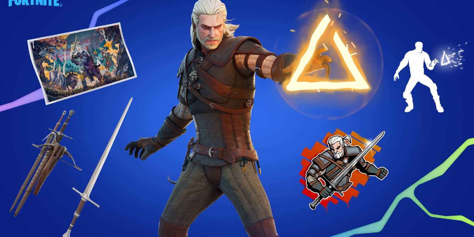 the witcher geralt in fortnite