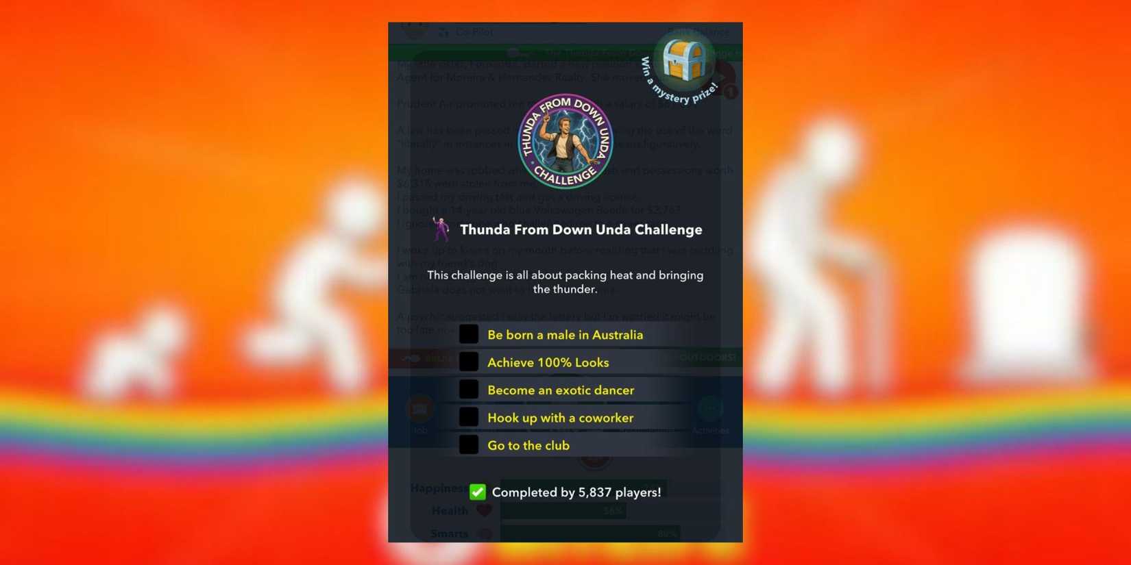 thunda from down unda bitlife