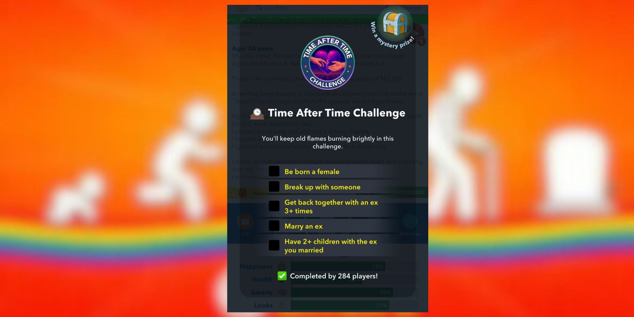 time after time bitlife