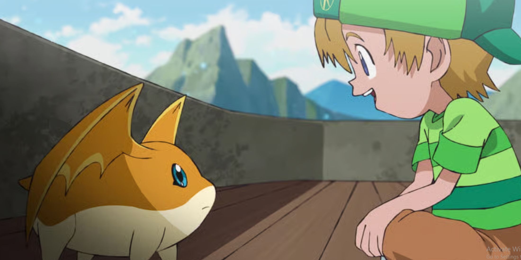 TK and Pattamon Digimon