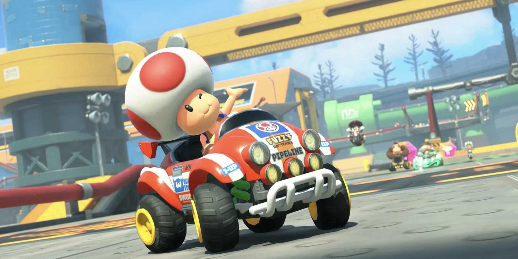 Toad in Mario Kart World