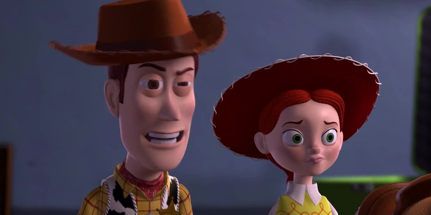 Woody and Jessie in Toy Story