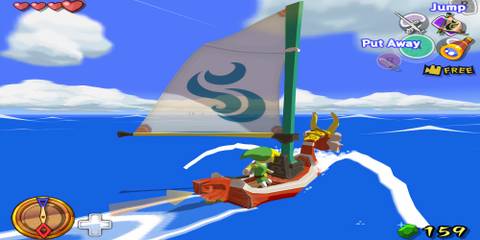 link sailing during the day