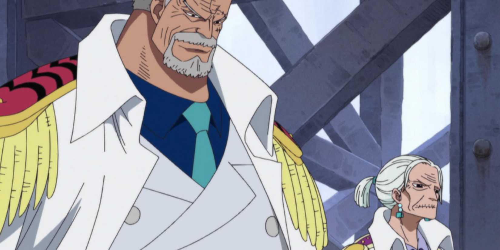 Tsuru and Garp at Marineford - One Piece