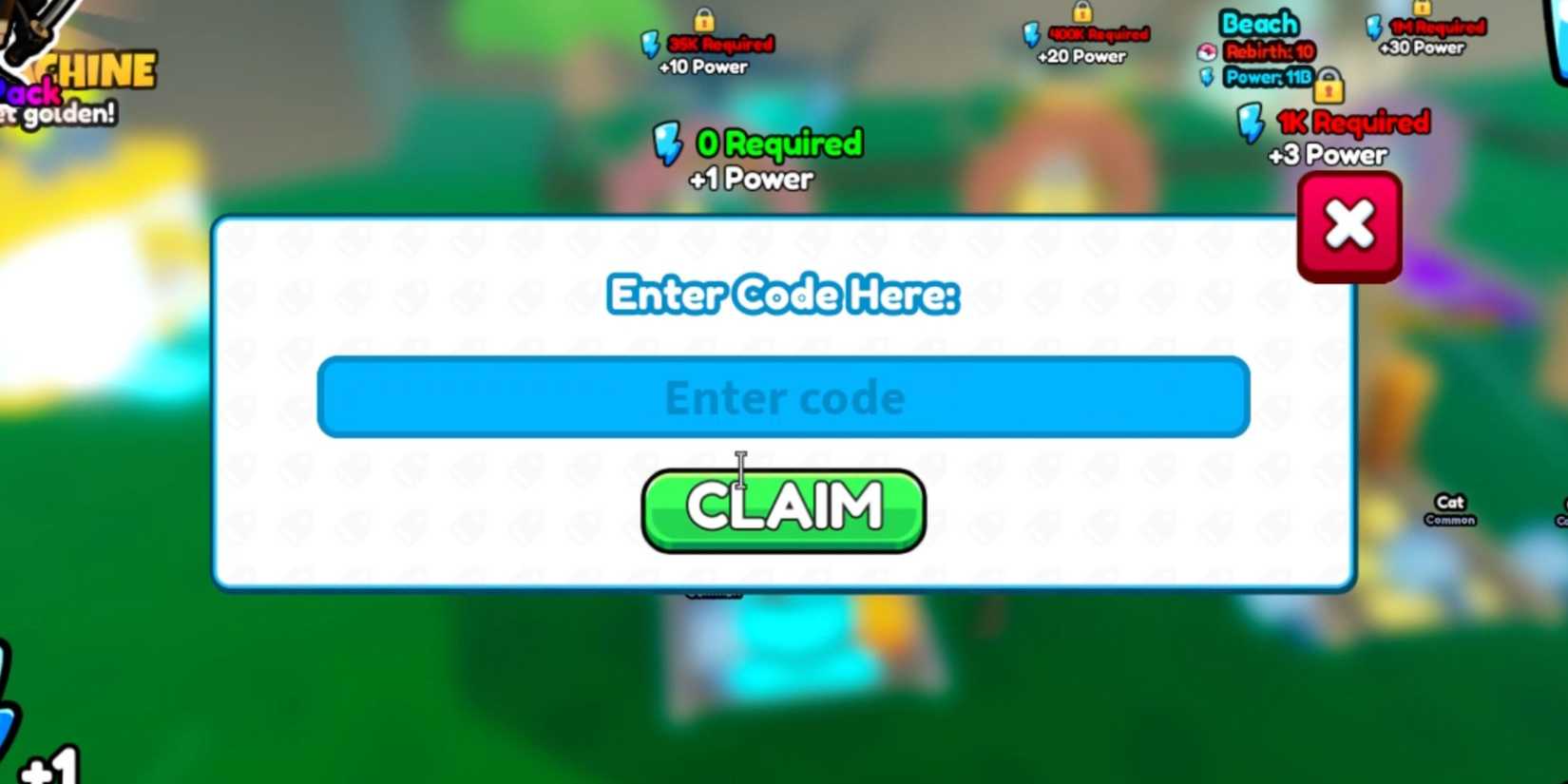 Tung Tung Race the codes tab