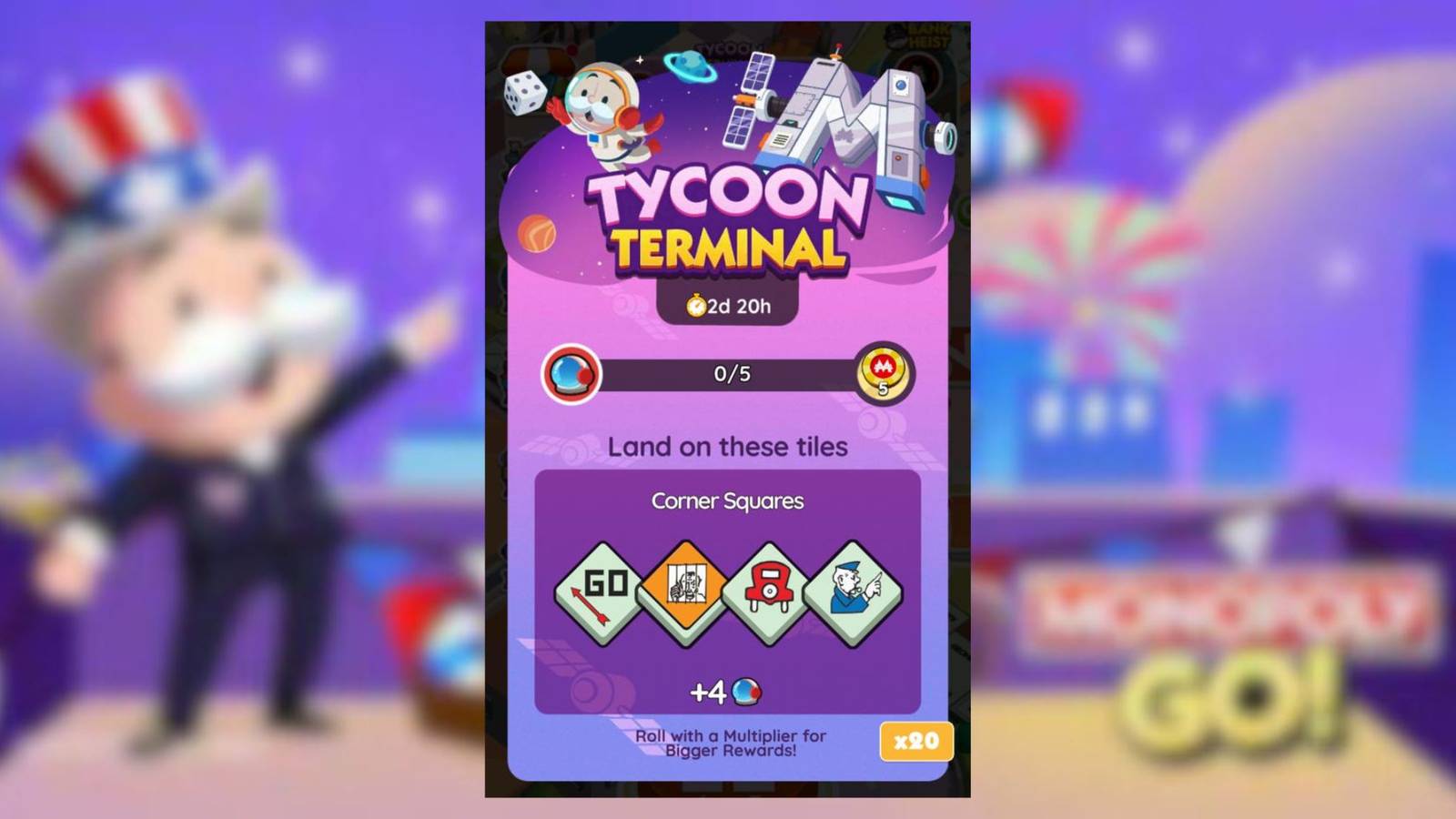 tycoon terminal monopoly go 