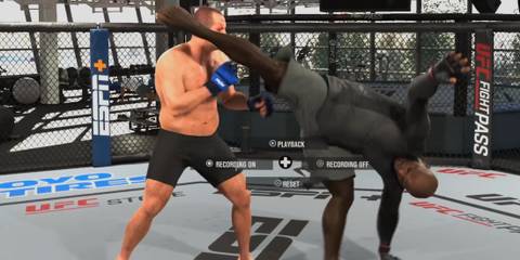 UFC 5 Derrick Lewis Spinning Wheel Kick