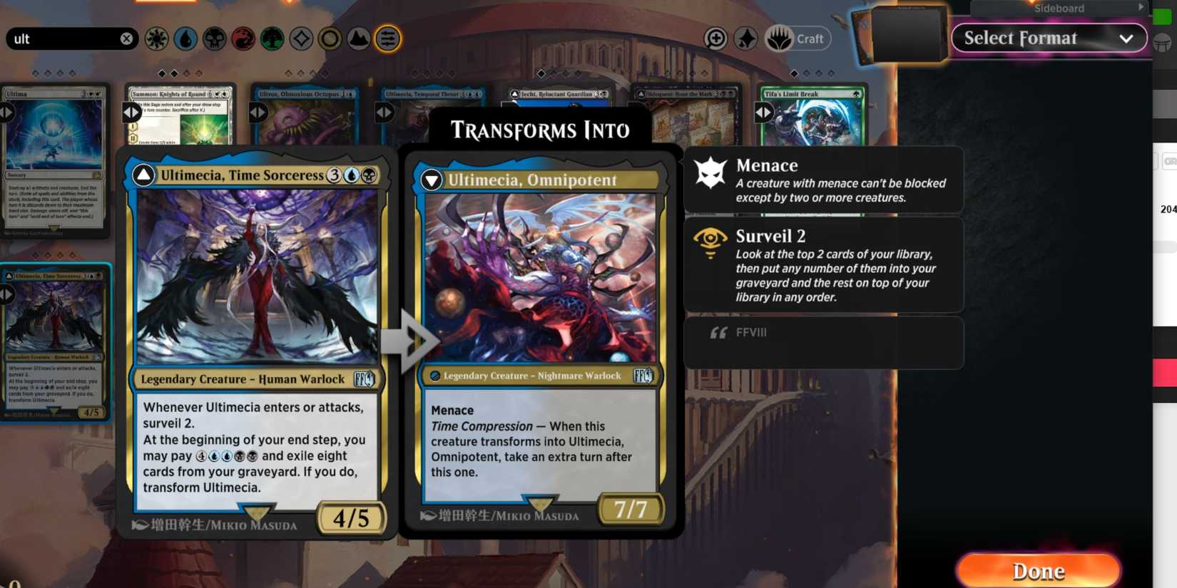 ultimecia magic the gathering