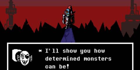 Undyne confronts Frisk - Undertale