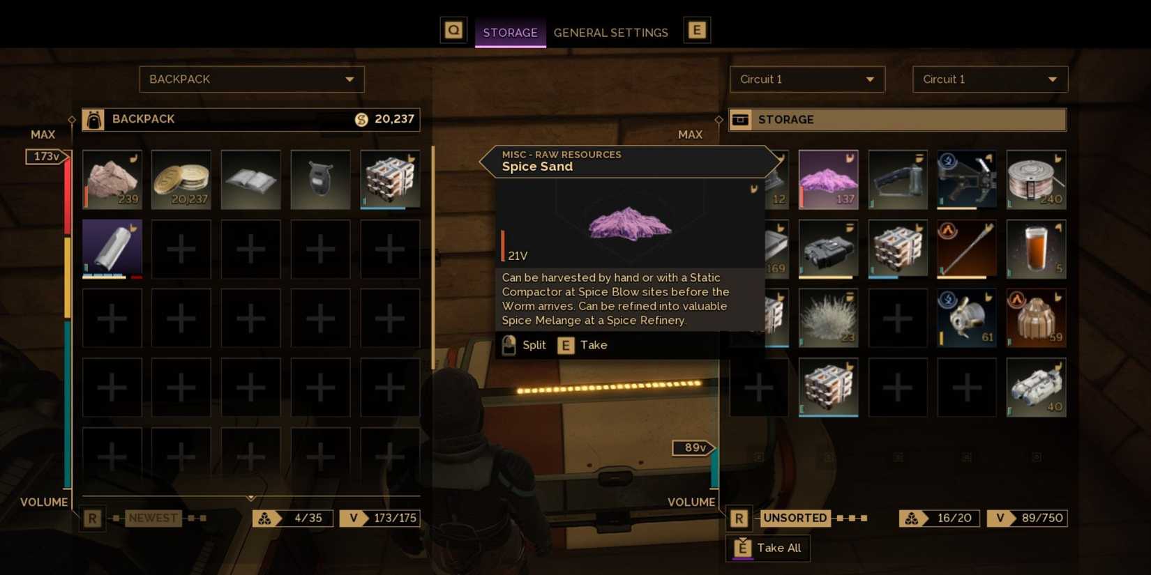 Unprocessed Spice Dune Awakening