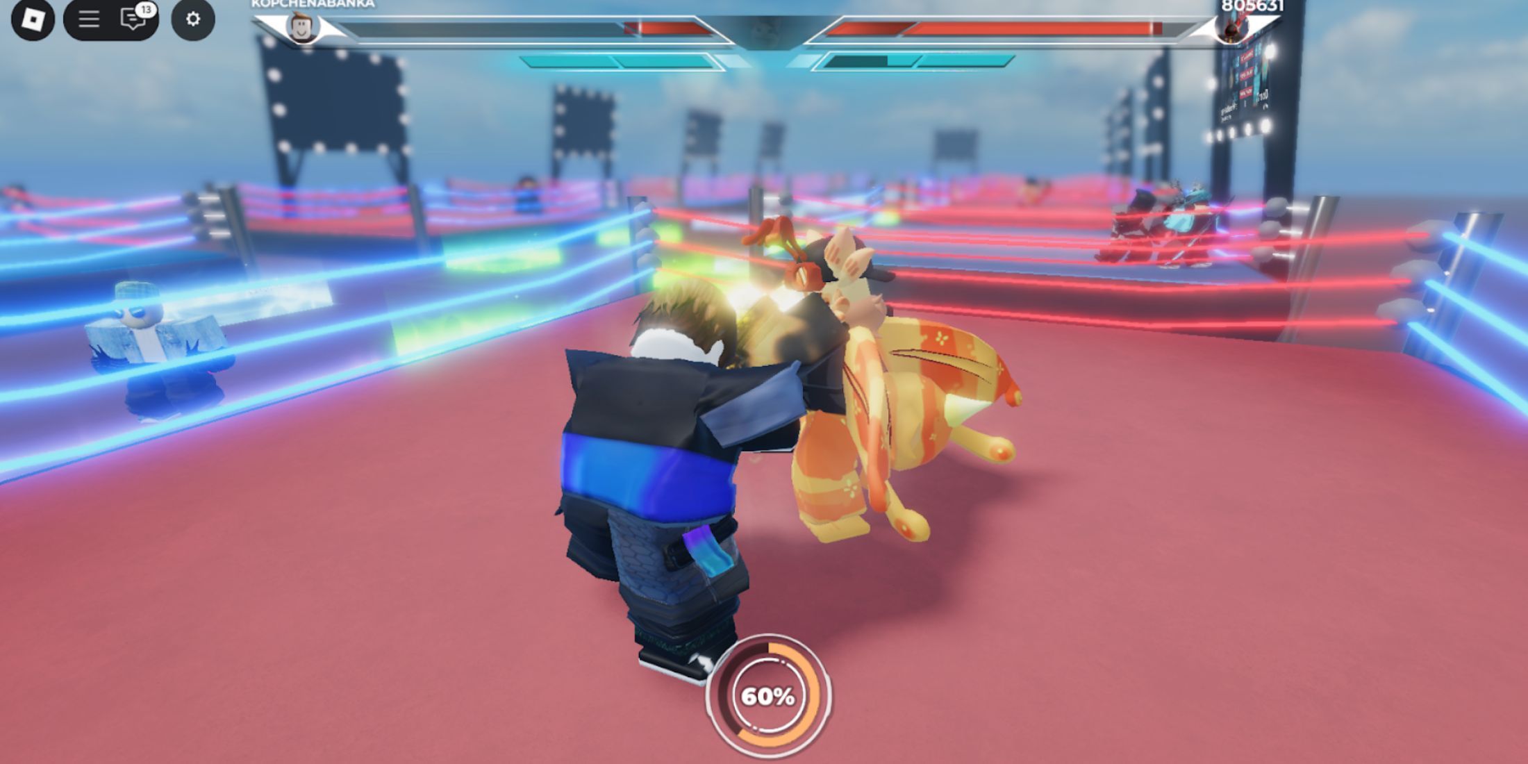 Personaje de juego de boxeo sin título