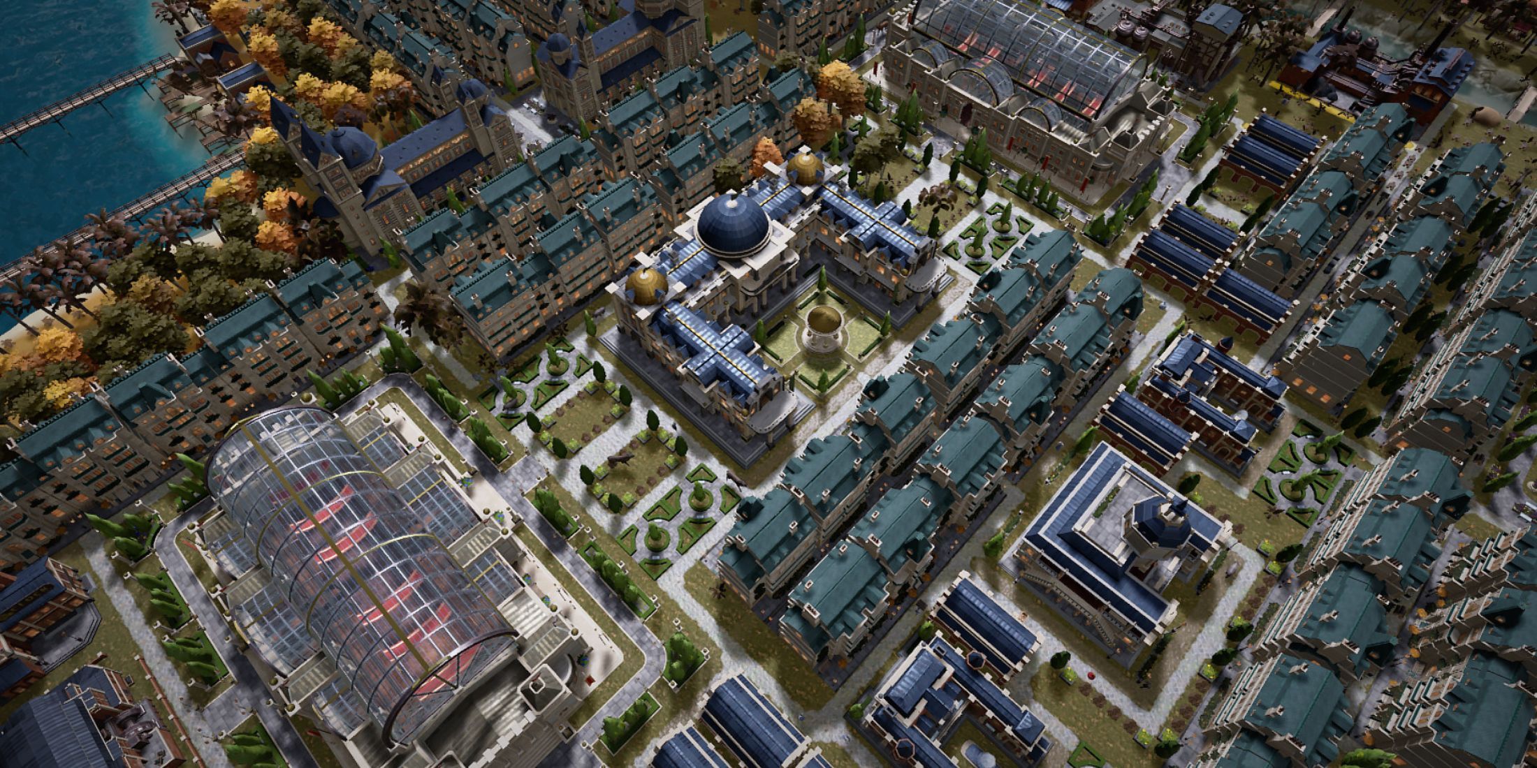 An almost modern city in Kingdoms Reborn