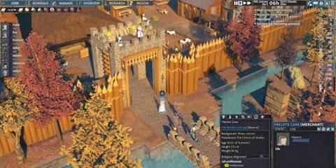 The entrance to a kingdom in Going Medieval